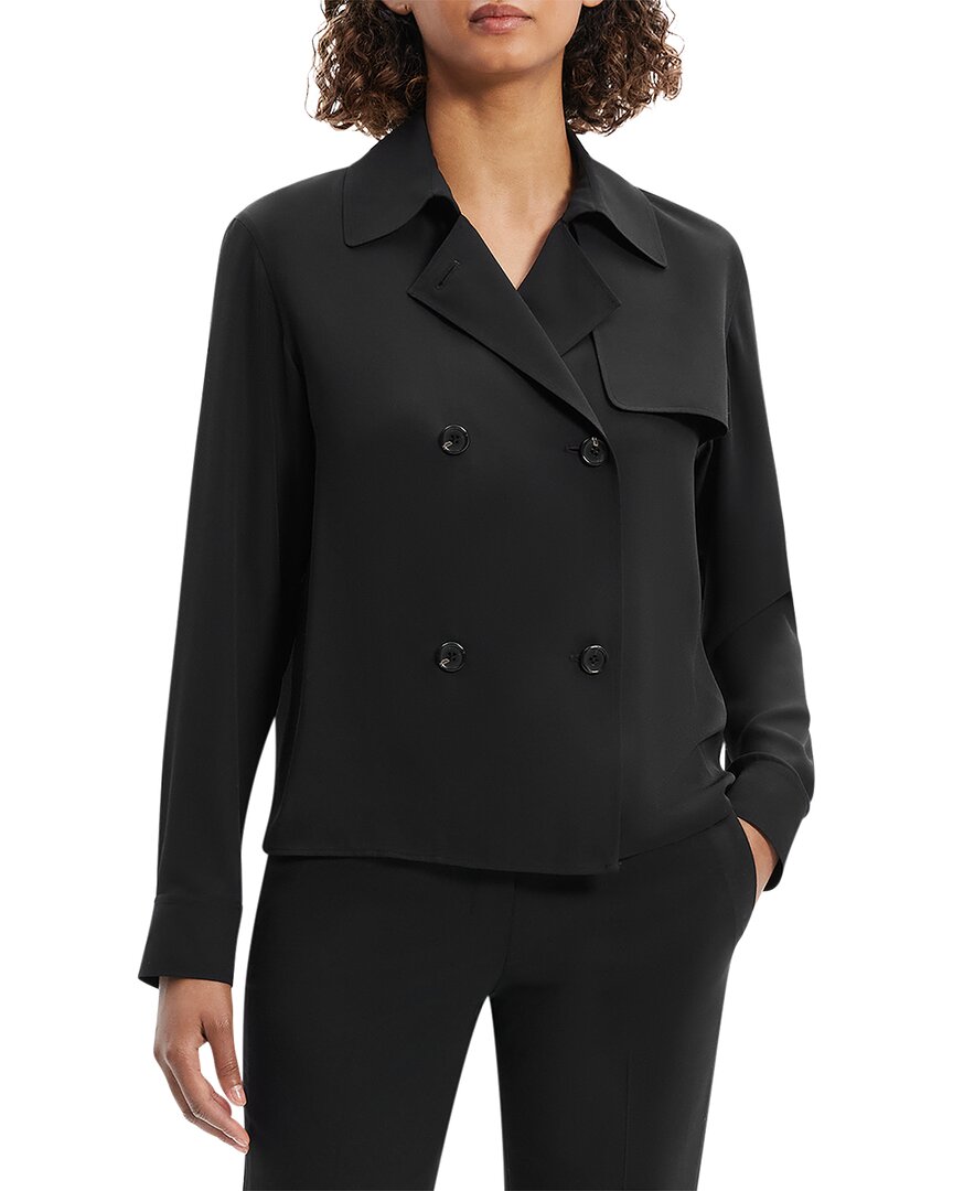 THEORY THEORY TRENCH BLOUSE