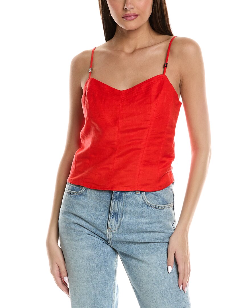 Karl Lagerfeld Linen-blend Cami