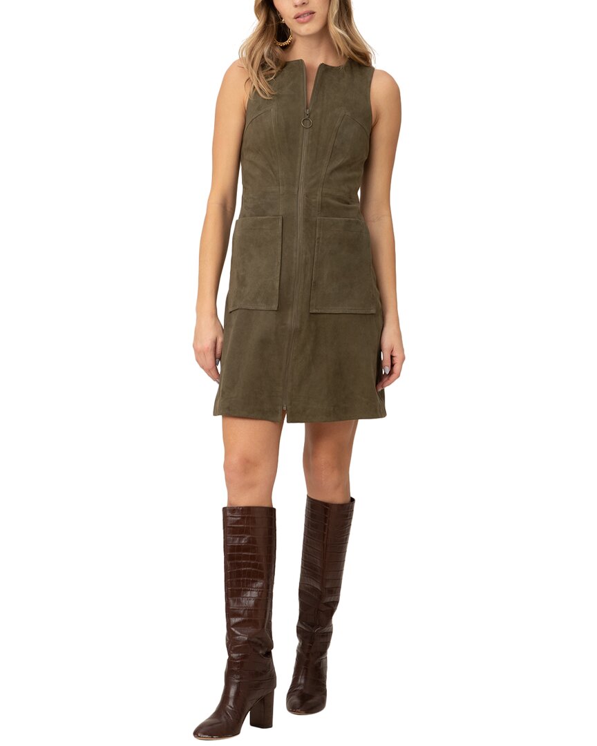 Trina popular Turk suede dress