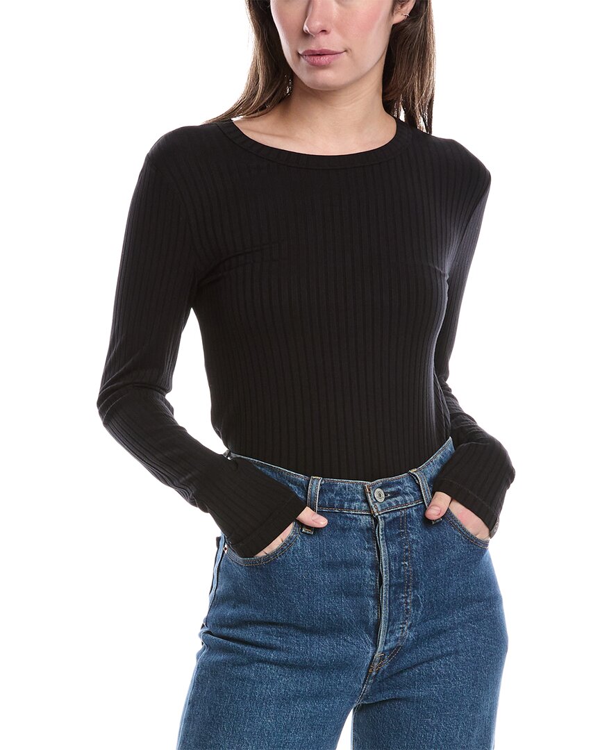 Rag & Bone Gemma Top In Black