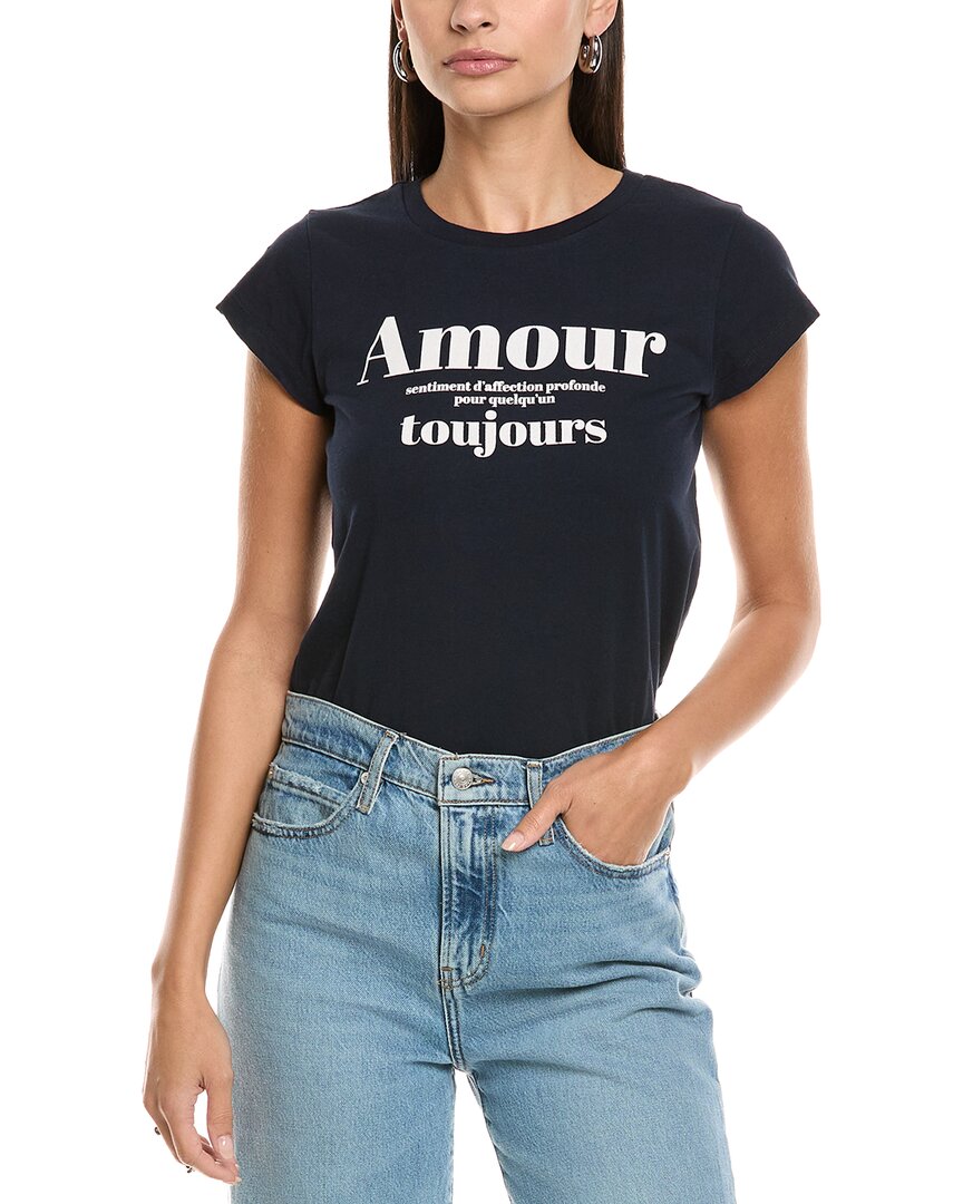 Zadig & Voltaire Skinny Amour T-shirt In Blue