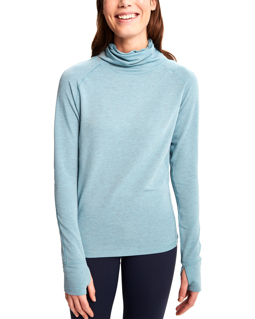 Image of Lole Crescent Snood Wool-Blend Top