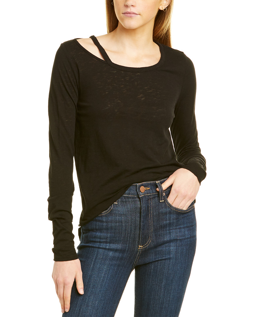 Image of Three Dots One-Shoulder T-Shirt