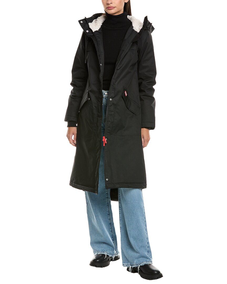 Hunter Jane Parka In Black