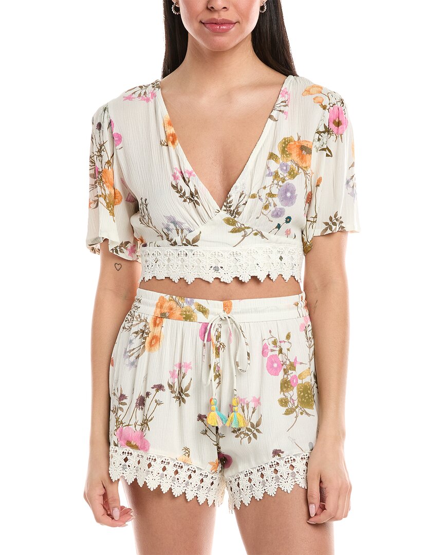 Z & L Europe Jasmine Top In White