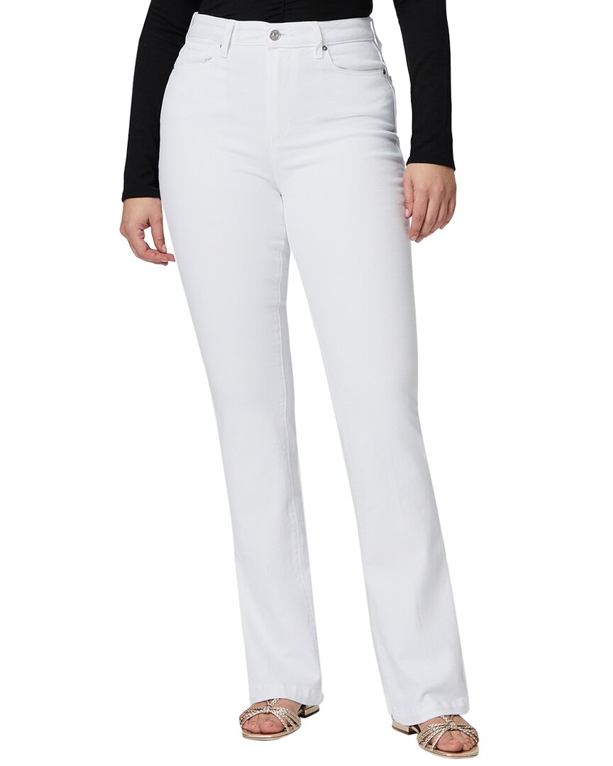 Shop Paige Iconic Crisp White Flare Jean