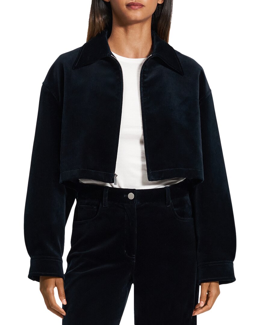 Theory A-line Jacket In Velvet