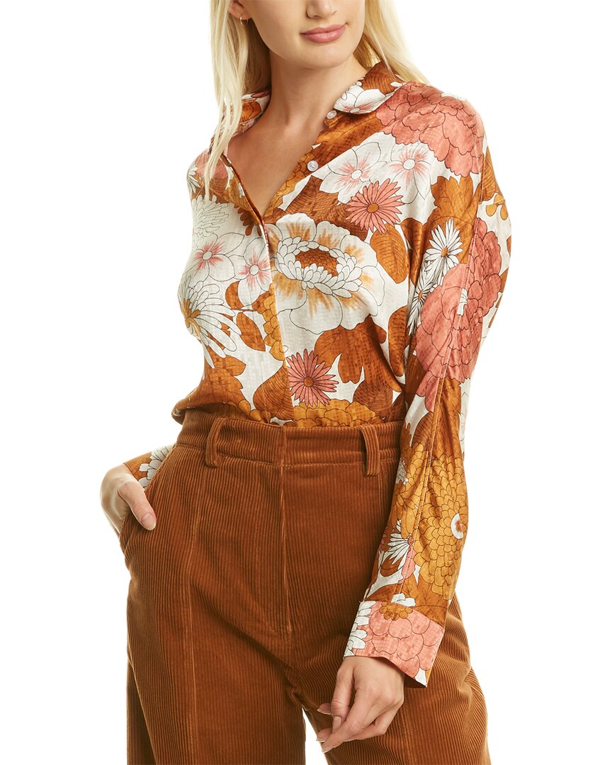 Image of Dodo Bar Or Noemie Silk Top