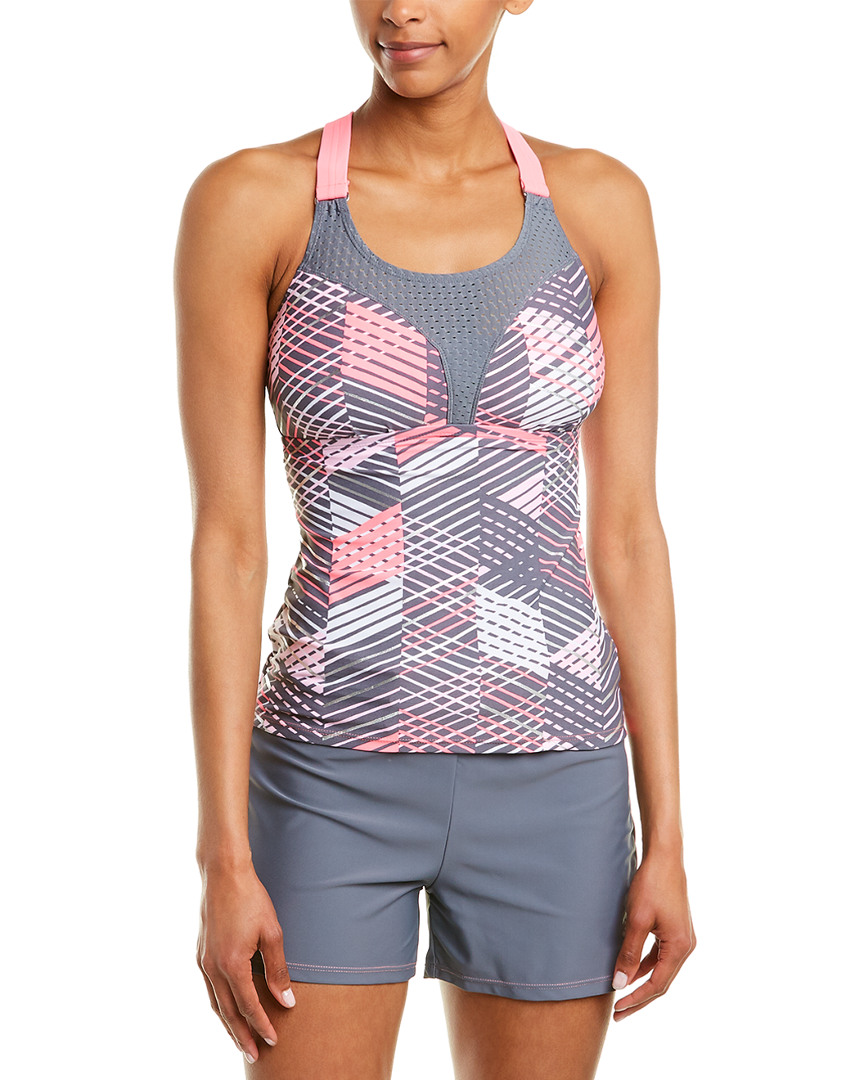 Image of Free Country Crisscross Mesh Tankini