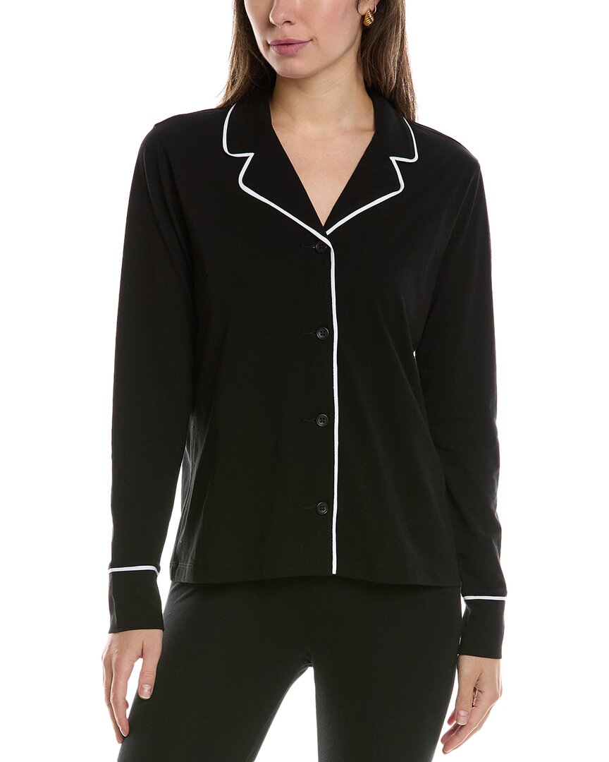James Perse Lounge Top In Black