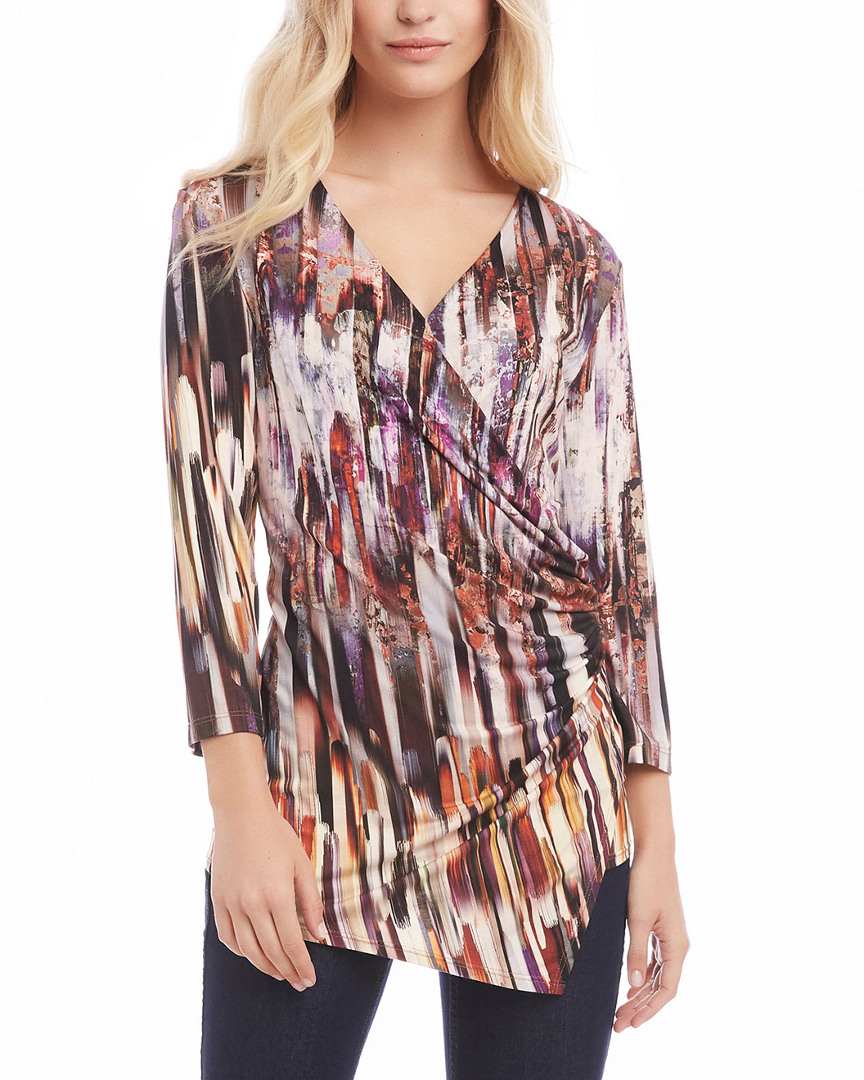 Image of Karen Kane /-Sleeve Wrap Top