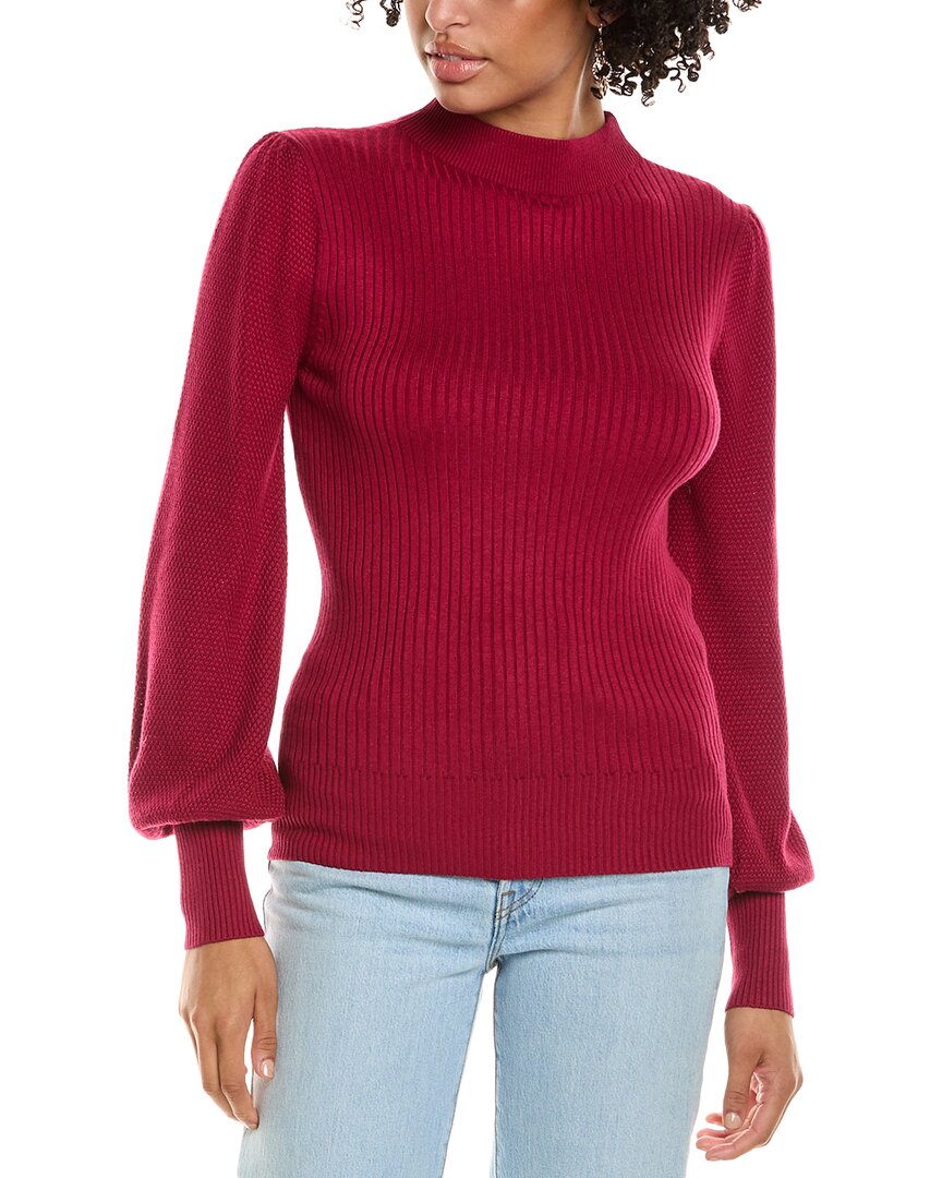 Trina Turk Collins Sweater In Red