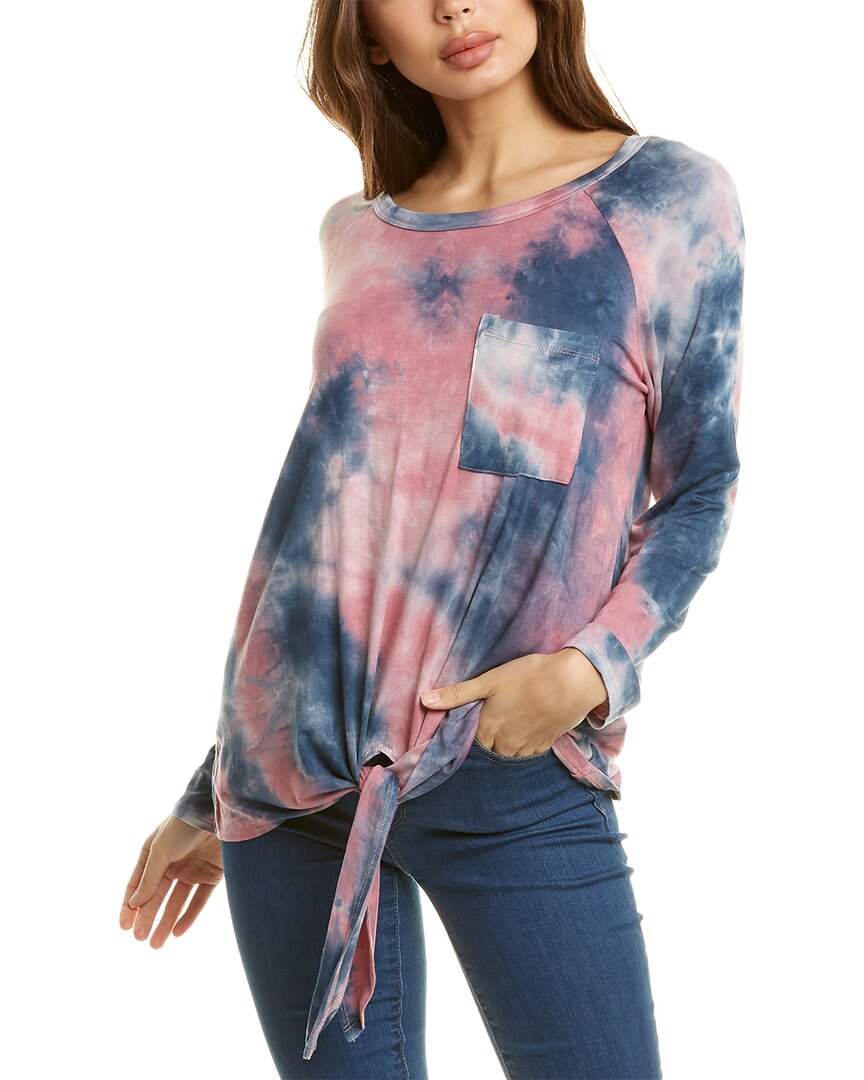 Image of city sleek Tie-Dye Pocket Top