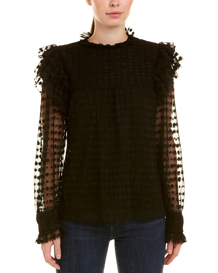 Image of KAS Laura Ruffled Lace Top