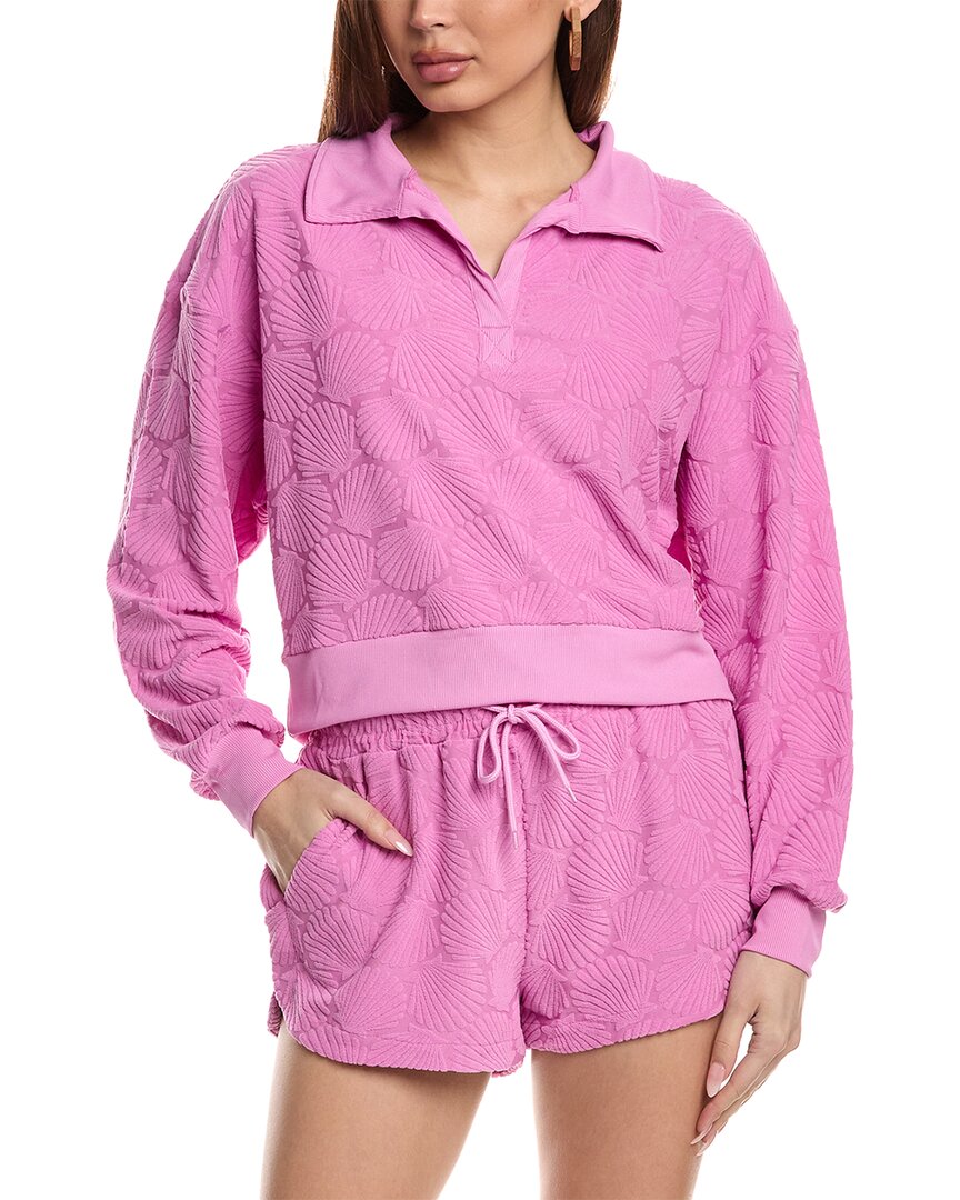 BEACH RIOT BEACH RIOT MARTINA POLO PULLOVER 
