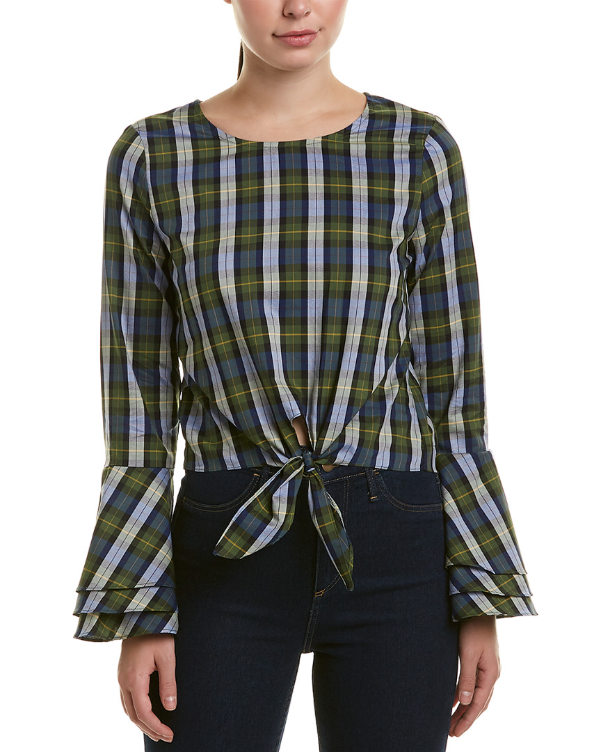 Image of LIKELY Tie-Front Top