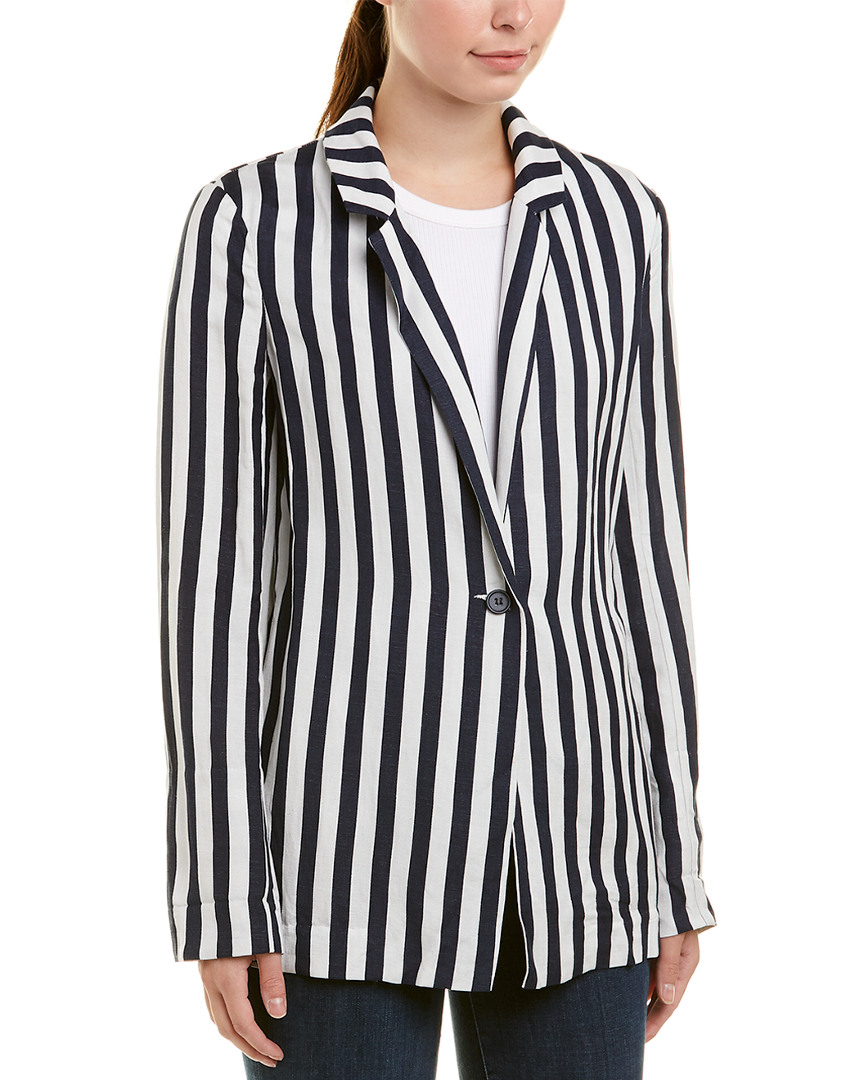 Image of Bardot Colette Linen-Blend Blazer