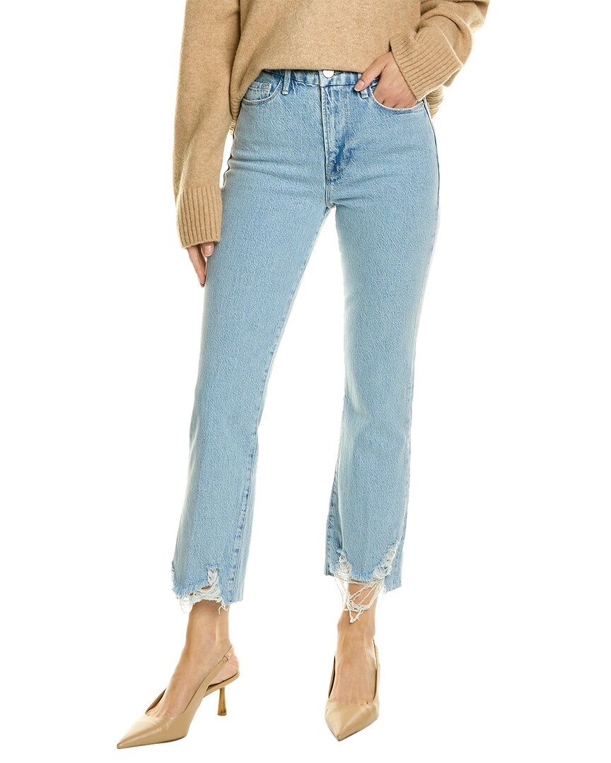 Frame Le Crop Mini Boot Yorba Chew In Blue