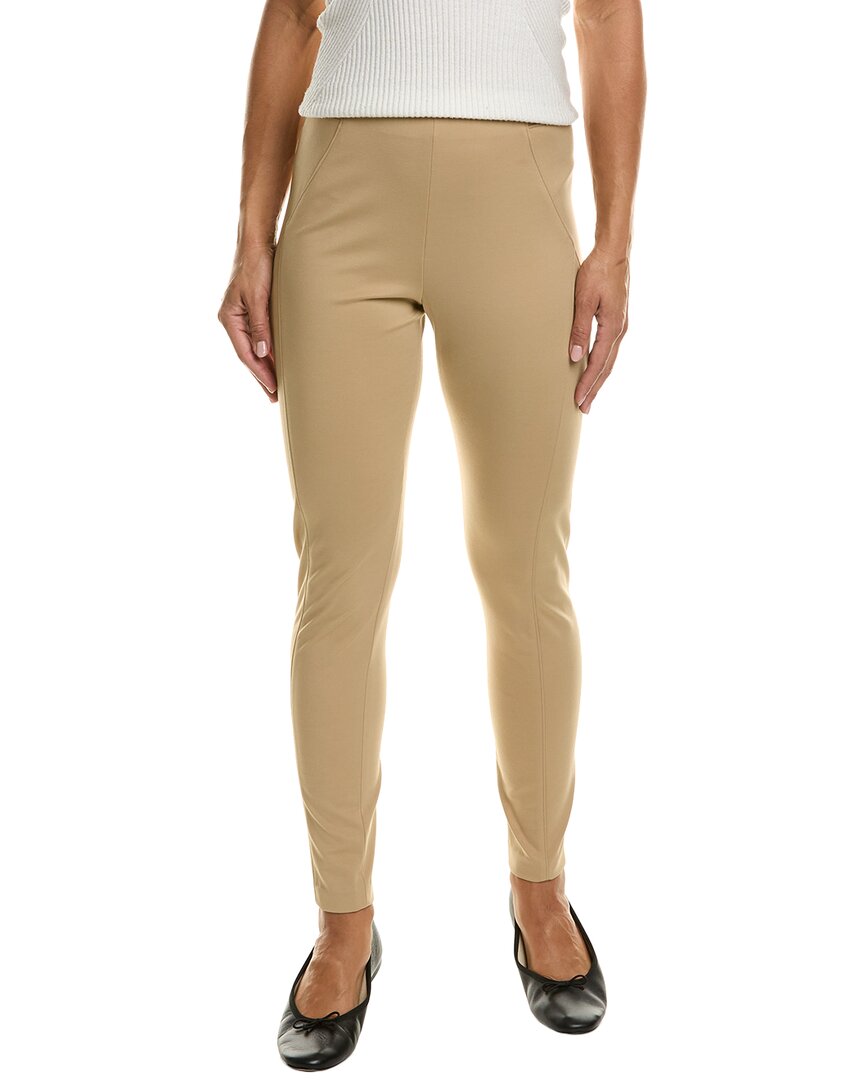 Shop Elie Tahari Ponte Legging In Beige