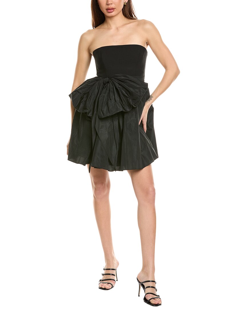Cinq À Sept Stella Liv Side Bow Dress In Black