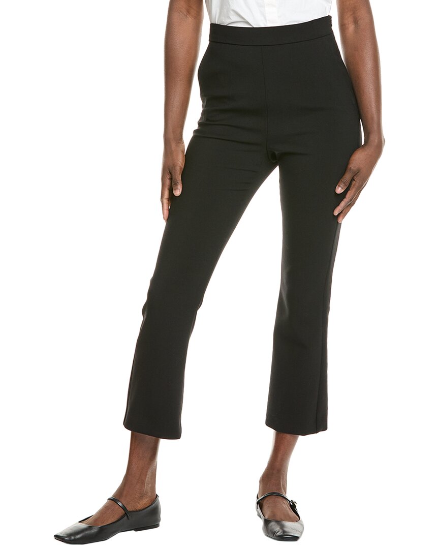 Max Mara Nepeta Wool-blend Trouser In Black