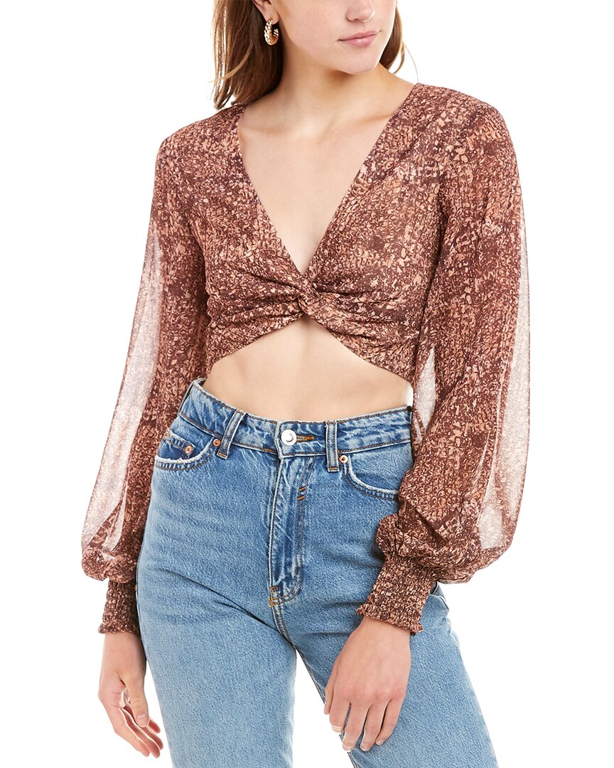 Shop Finders Keepers Malena Top In Brown