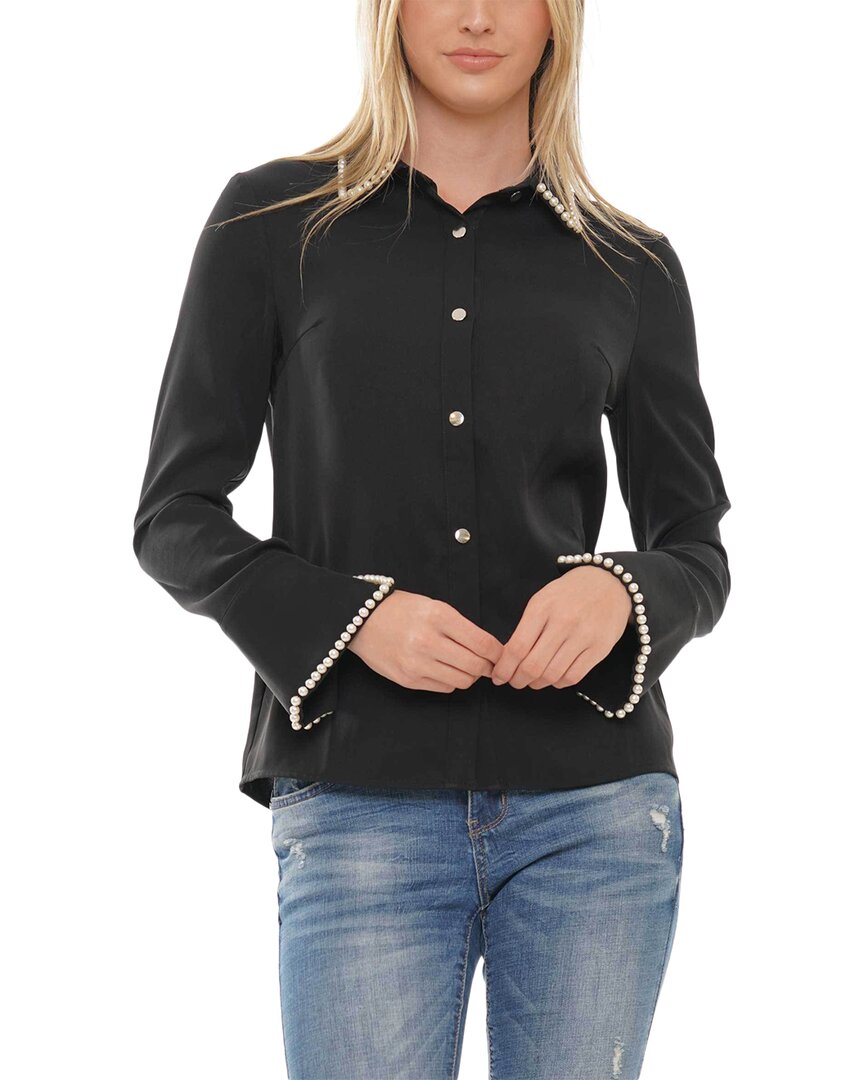 Why Dress Button Down Blouse In Black