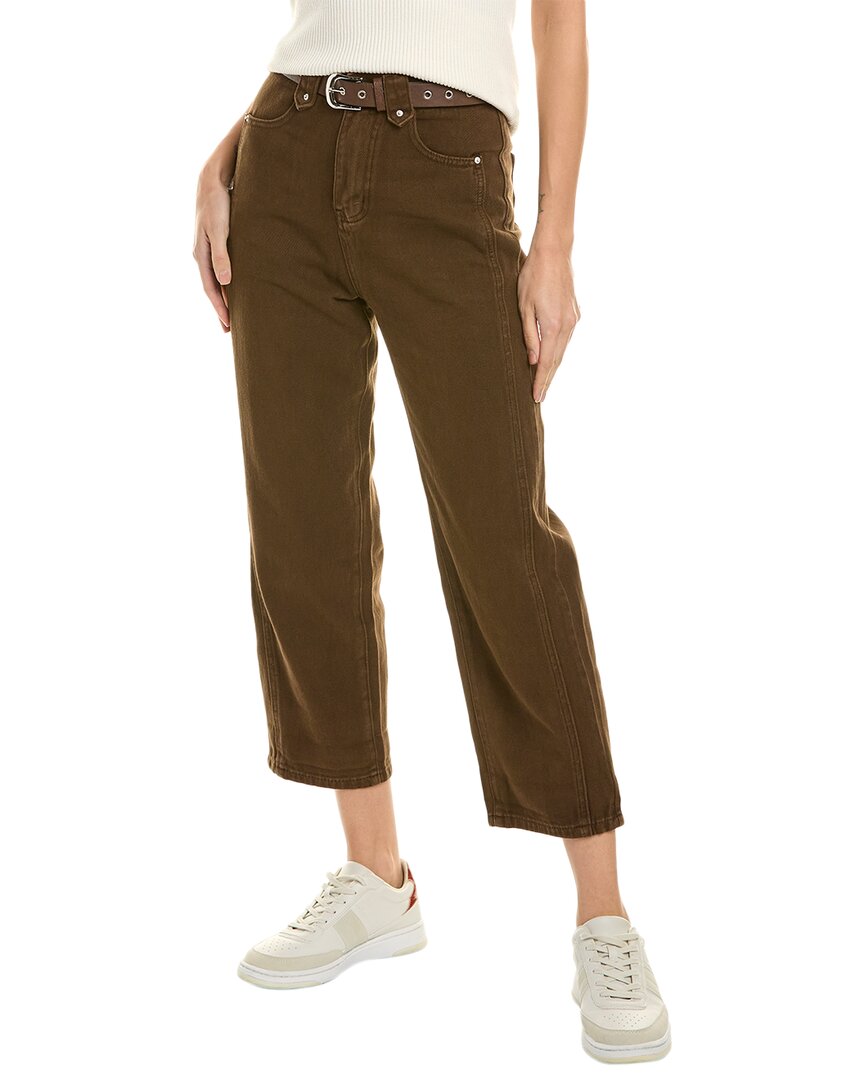 Shop To My Lovers Belted Pant In Brown