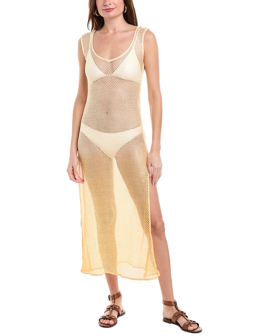 Pq Swim Alana Silk Cover-up In Orange