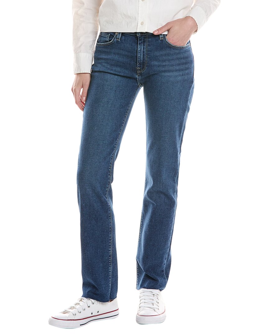 Hudson Jeans Nico Mid-rise Park City Straight Jean In Blue