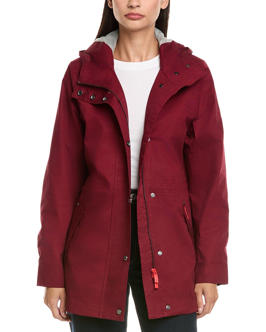 Hunter Adela Rain Jacket In Red