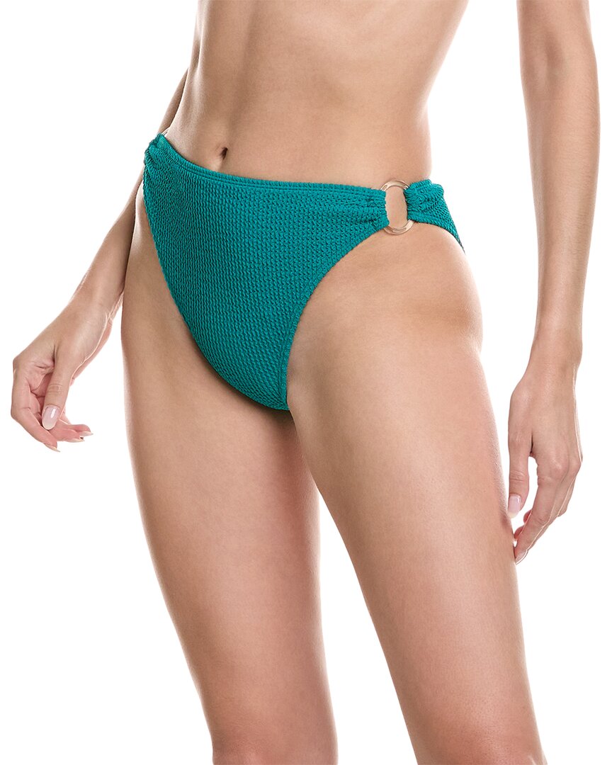 Shop Vyb Kayla High Waist Bikini Bottom In Green