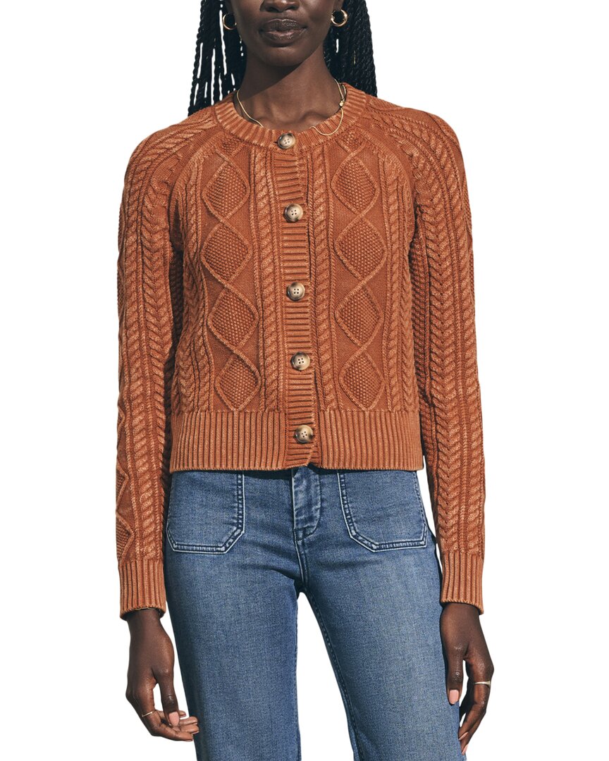 Faherty Sunwashed Cable Cardigan