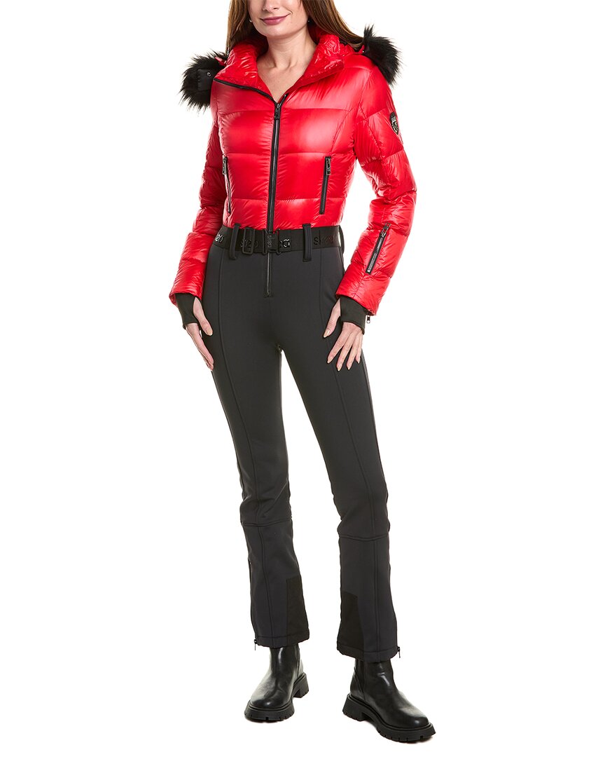Skea Aria One-piece Suit In Red