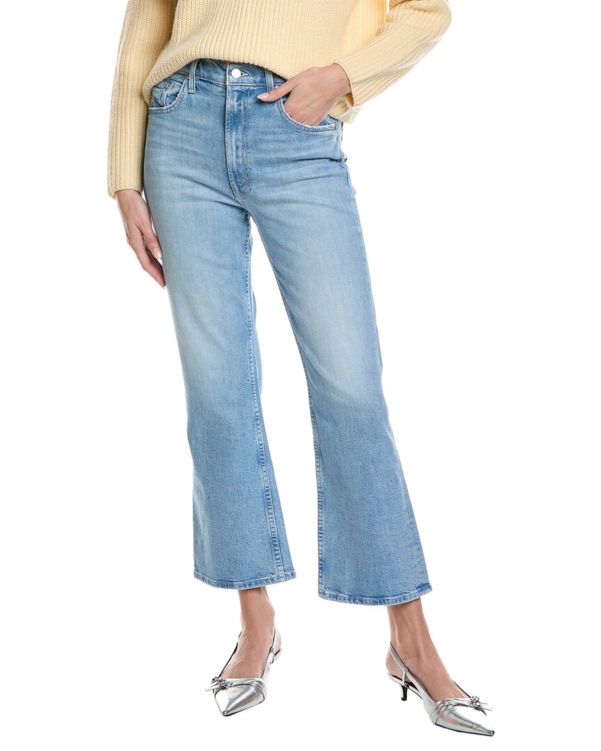 Mother The Pixie Hustler Ankle High-rise Tarot Time Bootcut Jean In Blue