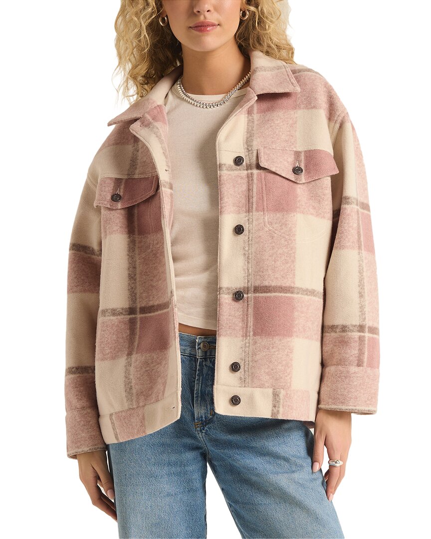 Z SUPPLY Z SUPPLY PRESTON KNIT PLAID JACKET