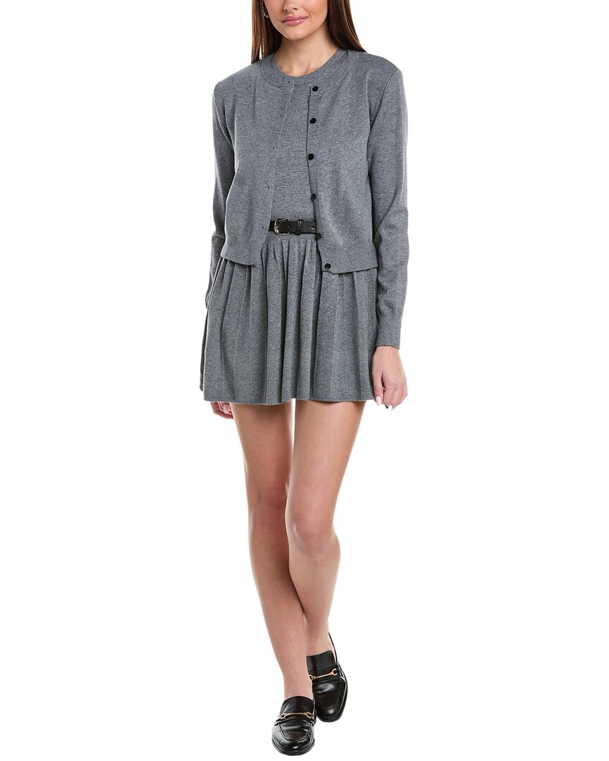 REVERIEE REVERIEE 2PC CARDIGAN & DRESS SET