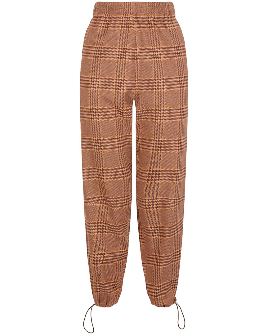 NOCTURNE NOCTURNE PLAID JOGGER PANT