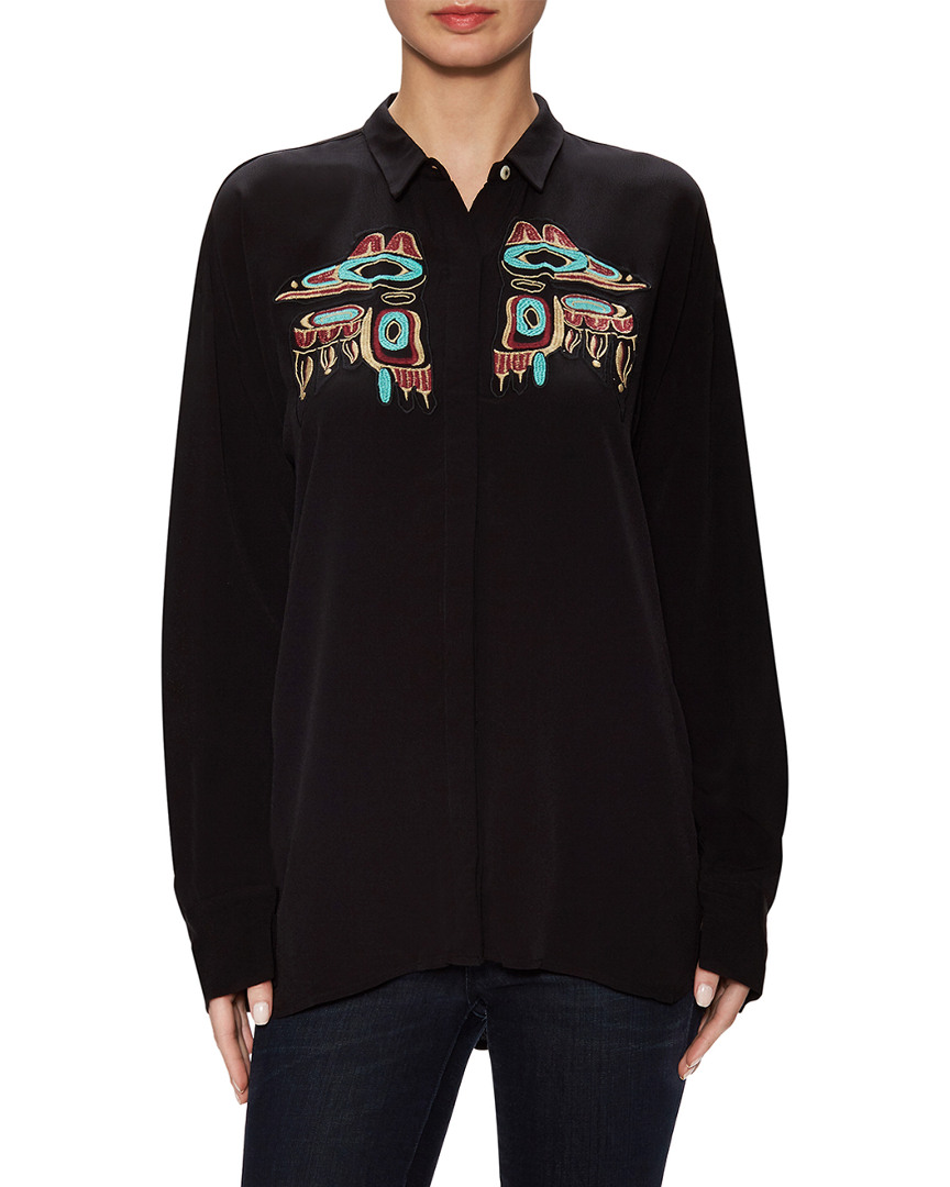 Image of VALENTINE GAUTHIER Cassandre Denim Top