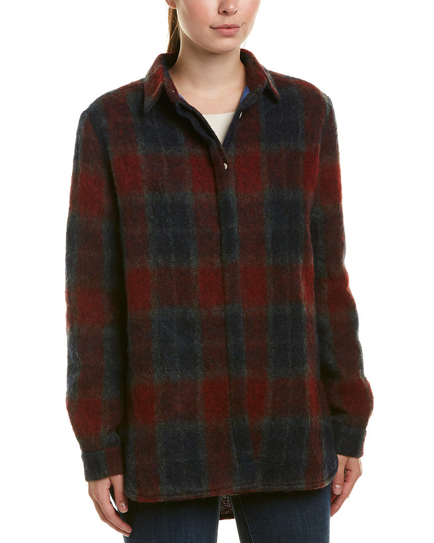 Image of VALENTINE GAUTHIER Billie Plaid Button Down Top