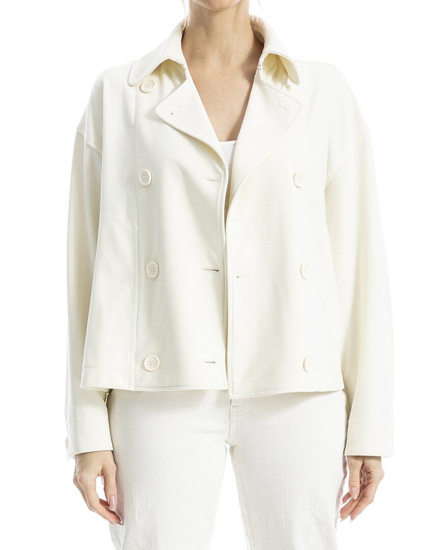Max Studio Double Breasted Cropped Jacket