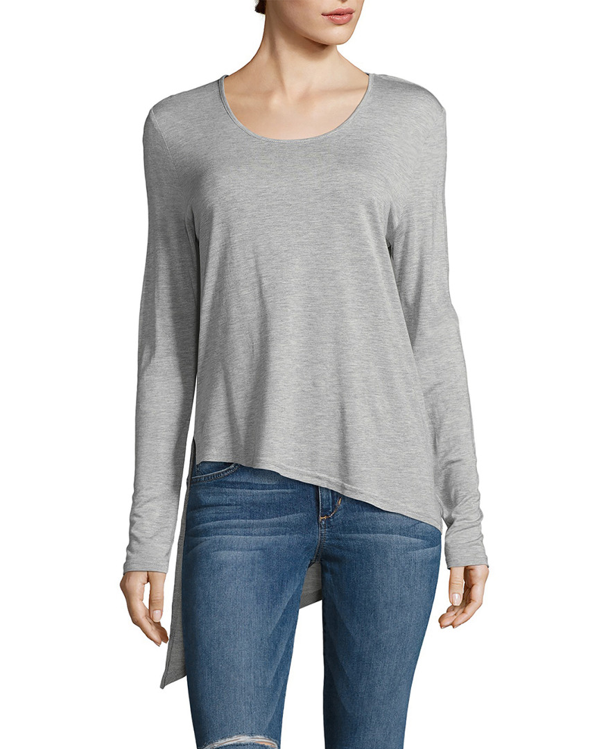 Image of Haute Hippie Asymmetric Crewneck Top