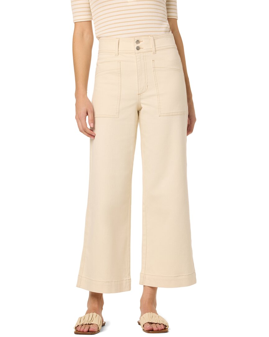Shop Joe's Jeans Ecru Wide Leg Cargo Ankle Jean