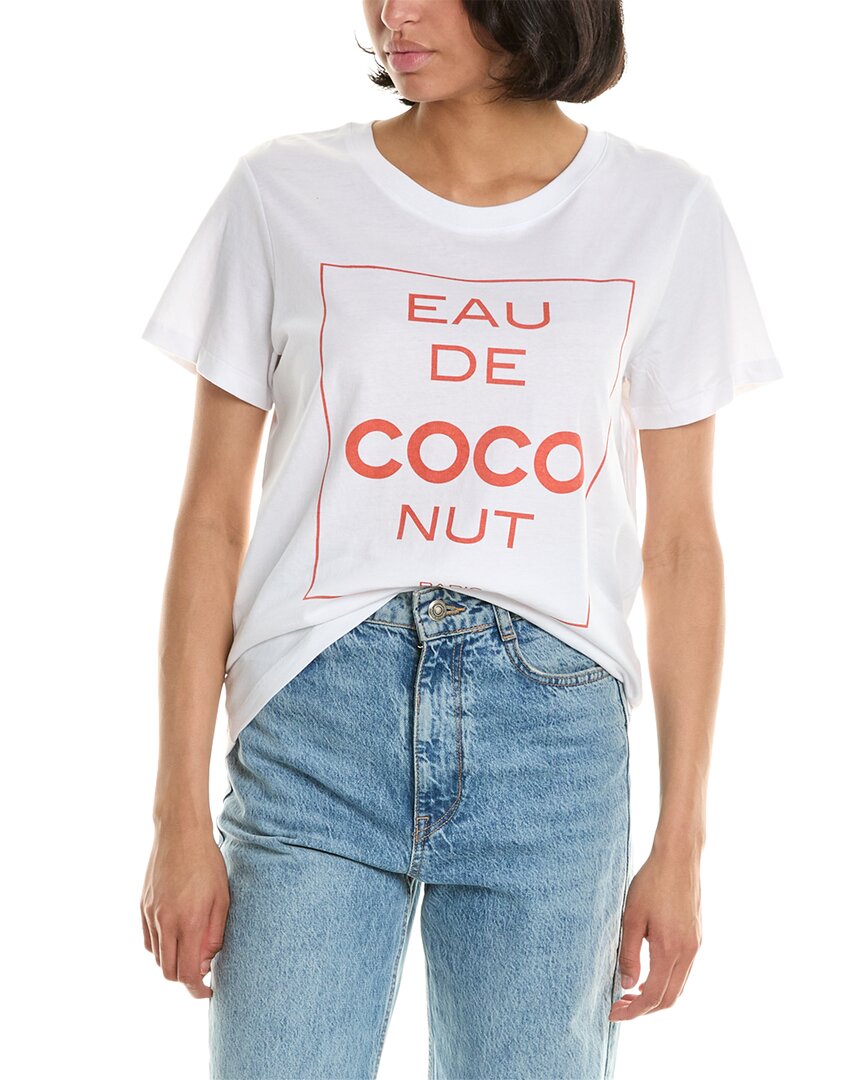 Shop South Parade Eau De Coco T-shirt In White