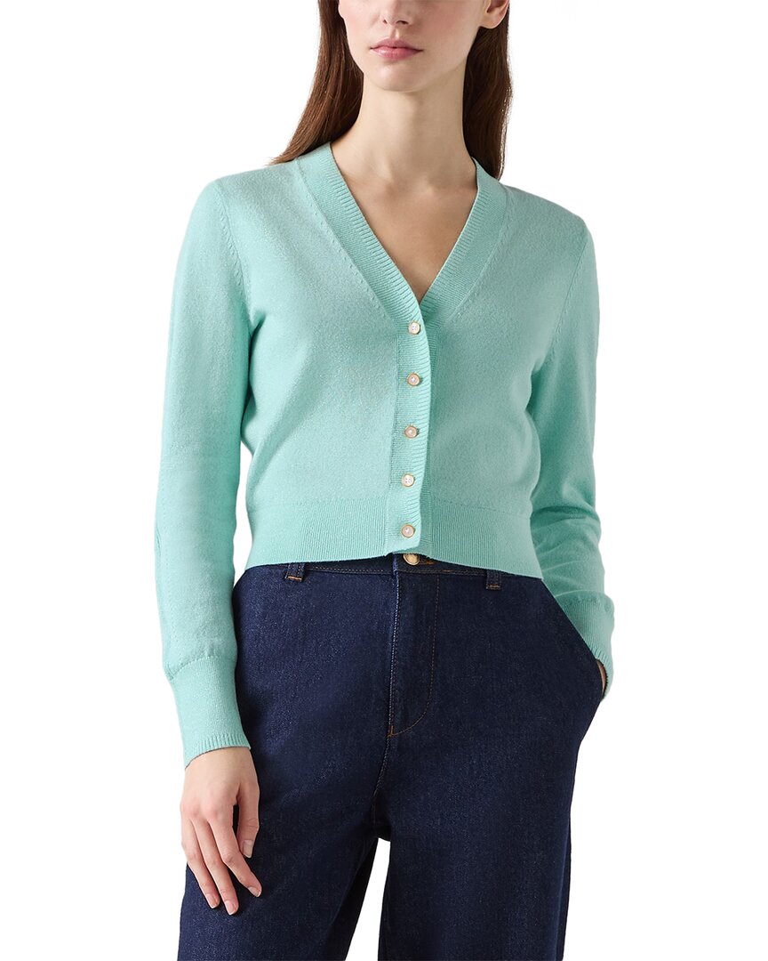 LK BENNETT LK BENNETT COCO WOOL-BLEND CARDIGAN