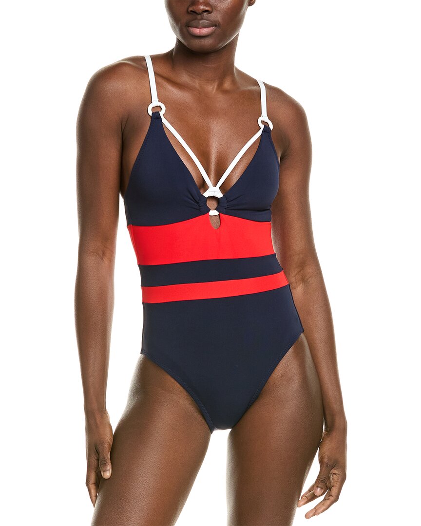 Robin Piccone Babe Tringle One-piece In Multi