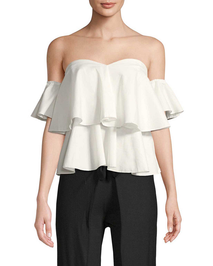 Image of RENVY Off-the-Shoulder Ruffle Top