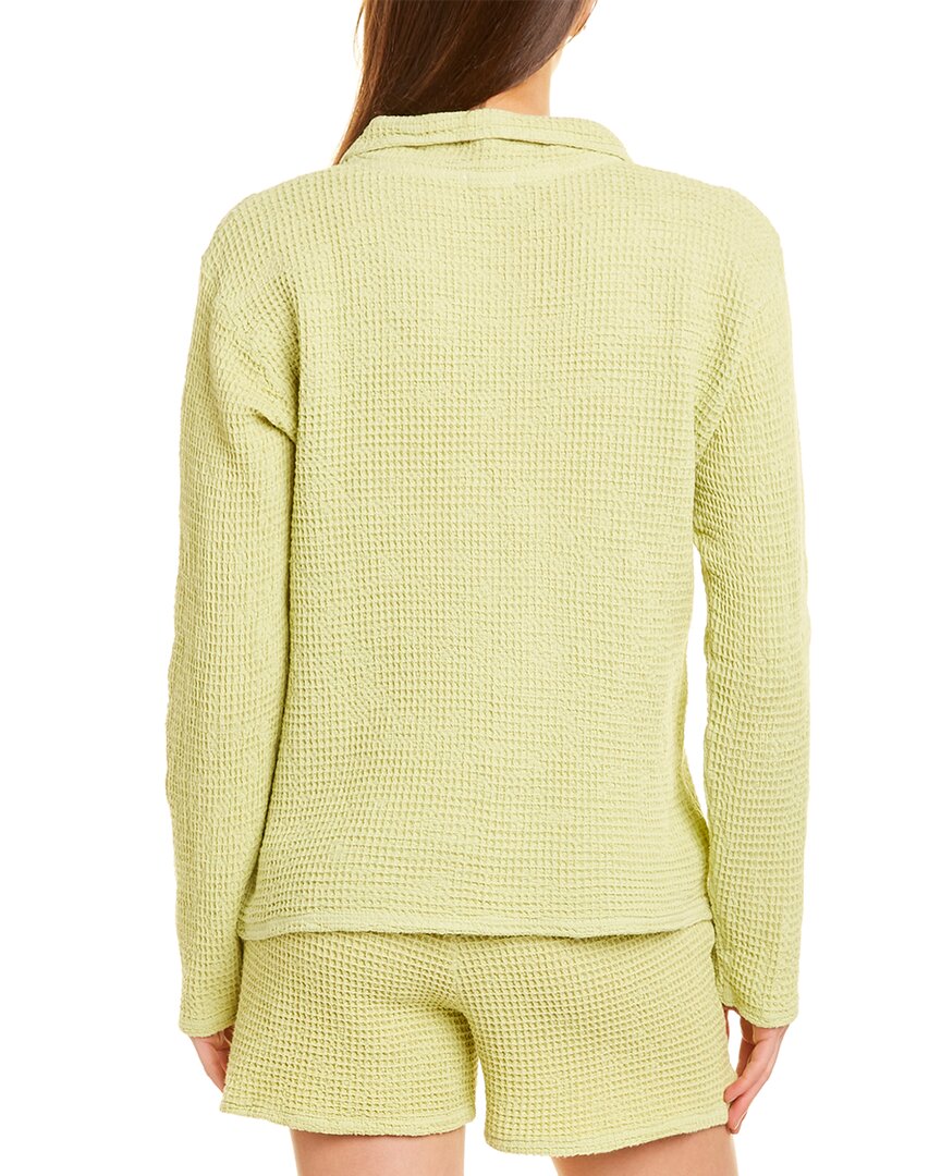 Donni. Waffle 1/2-Zip Pullover Women's 