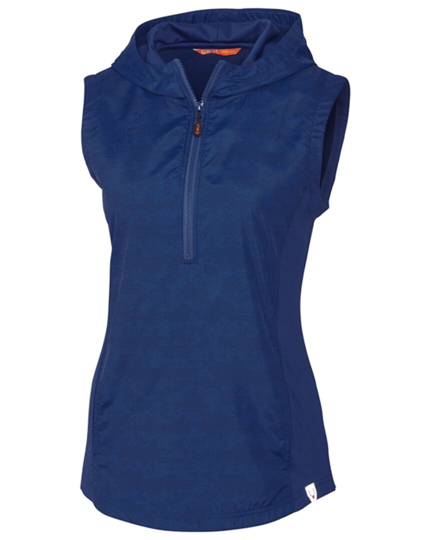 Shop Cutter & Buck Swish Printed Sport Vest In Blue