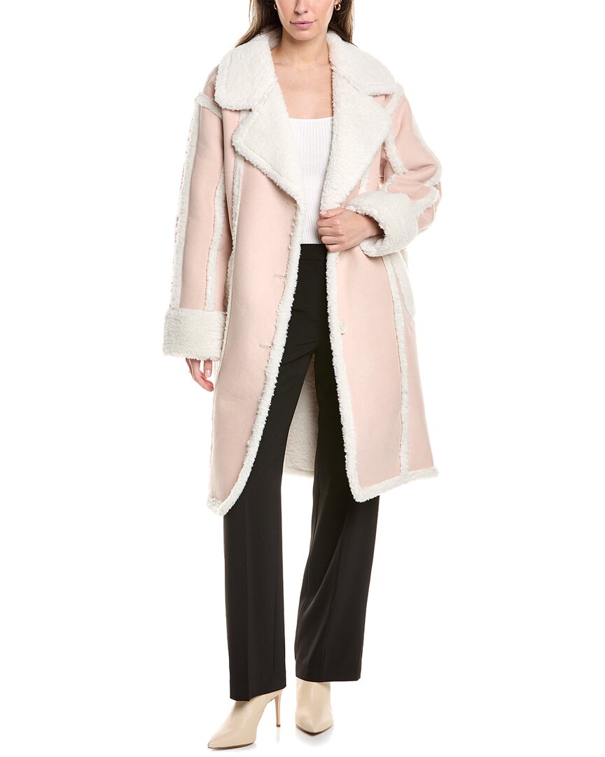 Ow Collection New York Coat In Pink